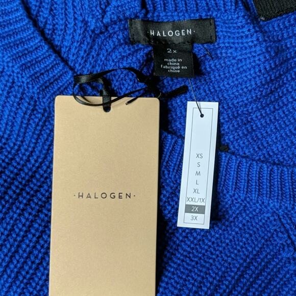Halogen (Nordstrom) Cross Back Sweater - Size 2X - NWT - Picture 5 of 7